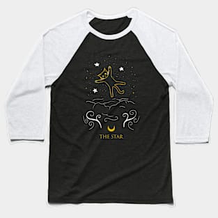 The Star - Tarot Cats Baseball T-Shirt